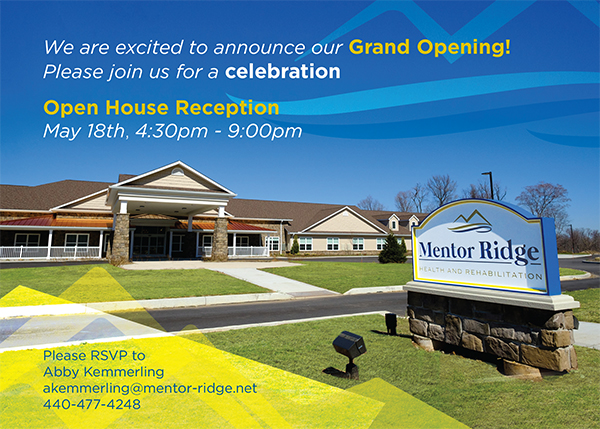 Mentor Ridge Grand Opening - May 18th